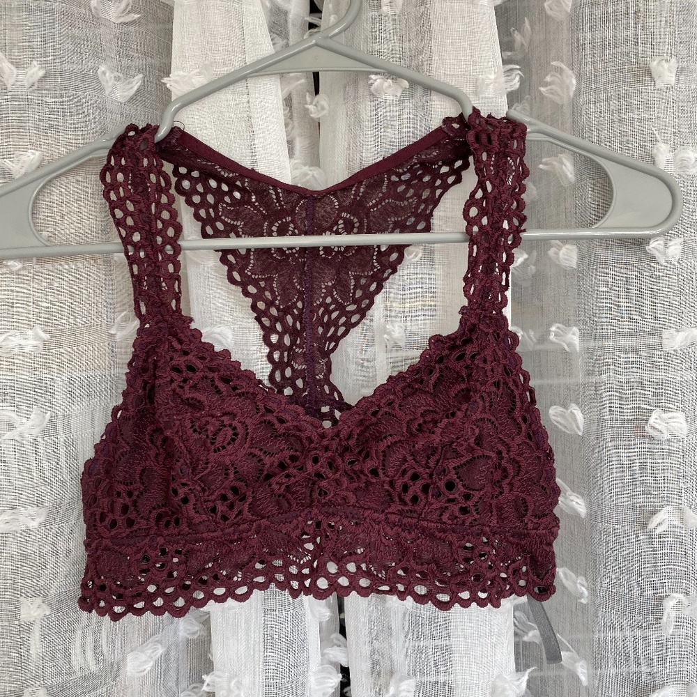 Maroon Bralette